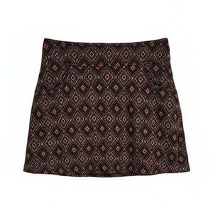 Vtg KOJI YOHJI Women's Geometric Knitted Mini Skirt Diamond Y2K USA Union Made 5